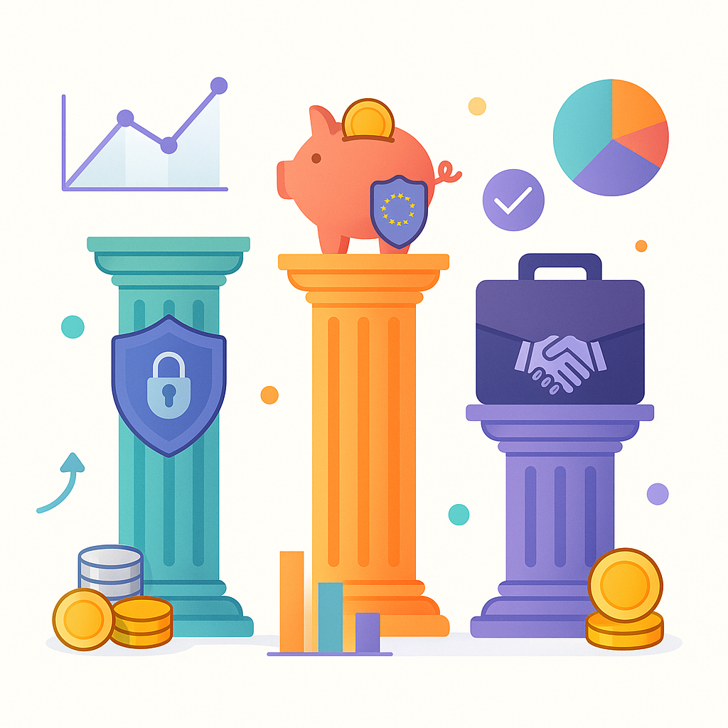 Basisrente, Riester Rente und betriebliche Altersversorgung im Vergleich