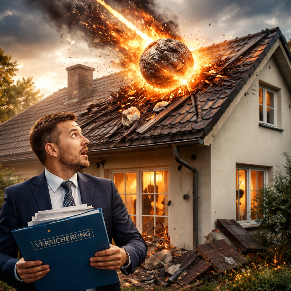 Welche Versicherung greift beim Meteoriteneinschlag?
