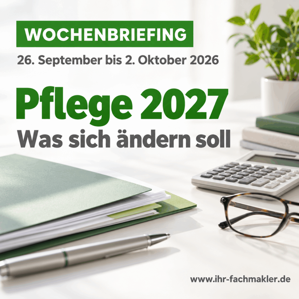 Wochenbriefing Finanz- und Versicherungsberatung